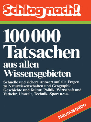 cover image of Schlag nach!